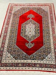 Fin Indian Tabriz rug after cleaning