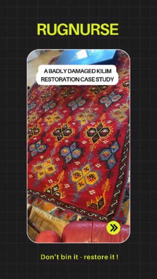 Kilim repair poster